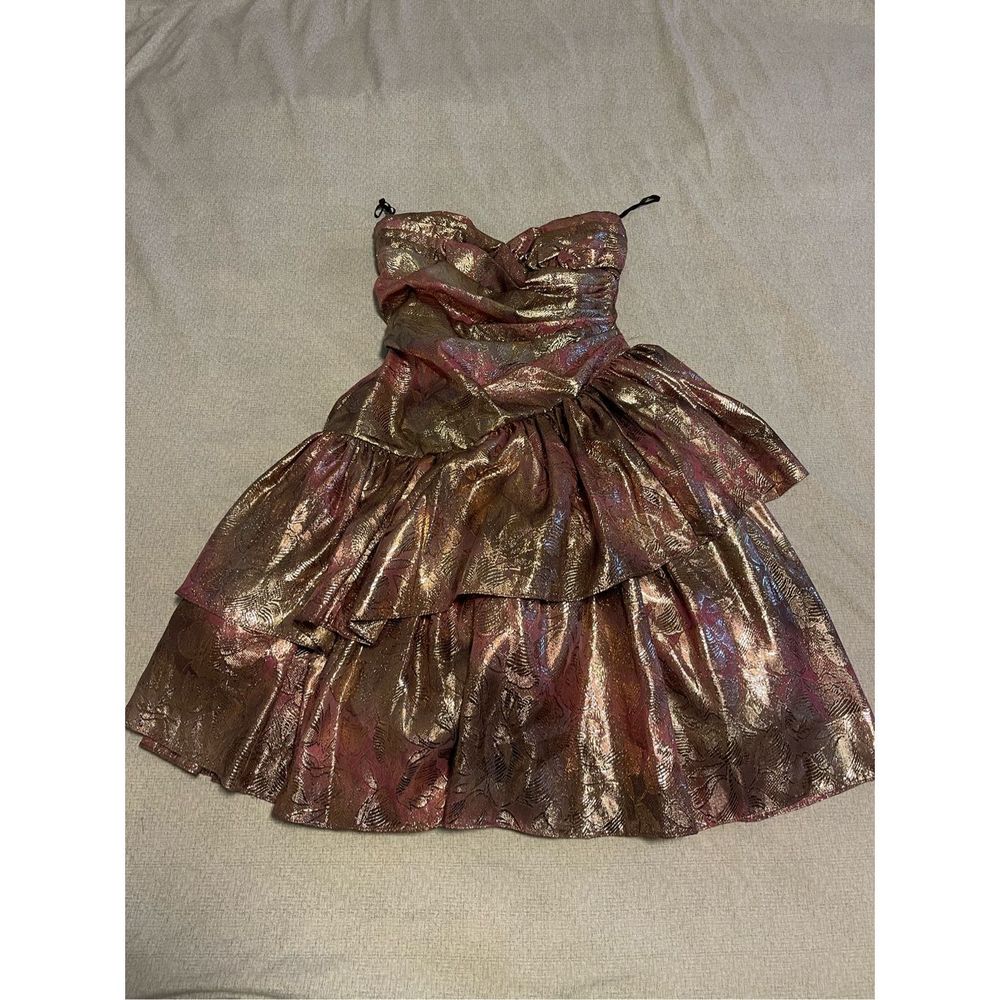 Gunne sax by Jessica McClintock size 7/8 vintage prom dress party dress Shimmer